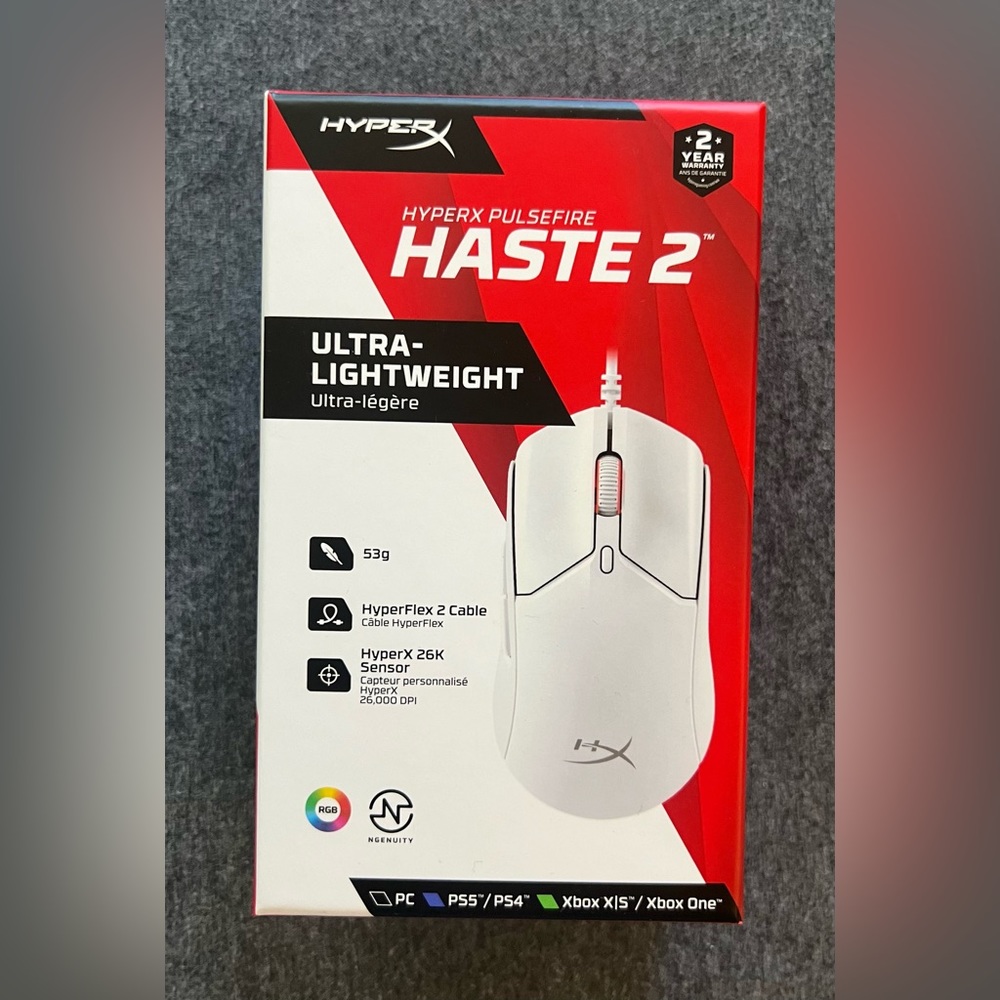 Hyper X Haste 2 Mouse BRAND NEW